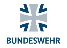 Bundeswehr Logo: Eisernes Kreuz und Schriftzug der Bundeswehr.
