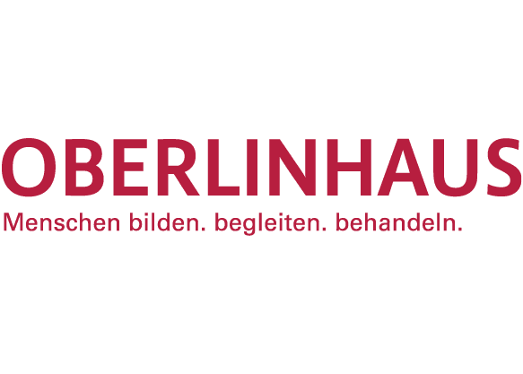 Oberlinhaus Logo: Menschen bilden, begleiten, behandeln.